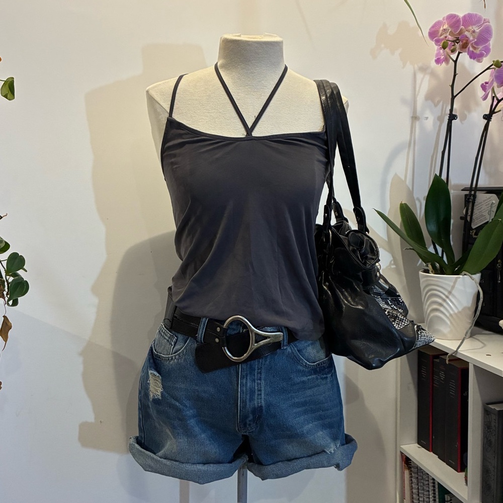 Y2K small ICON Charcoal Women's top